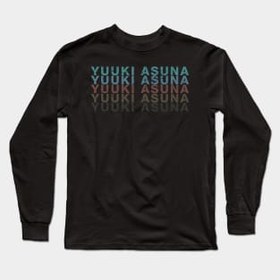 Vintage Proud Anime Name Asuna Funny Birthday Gift Long Sleeve T-Shirt